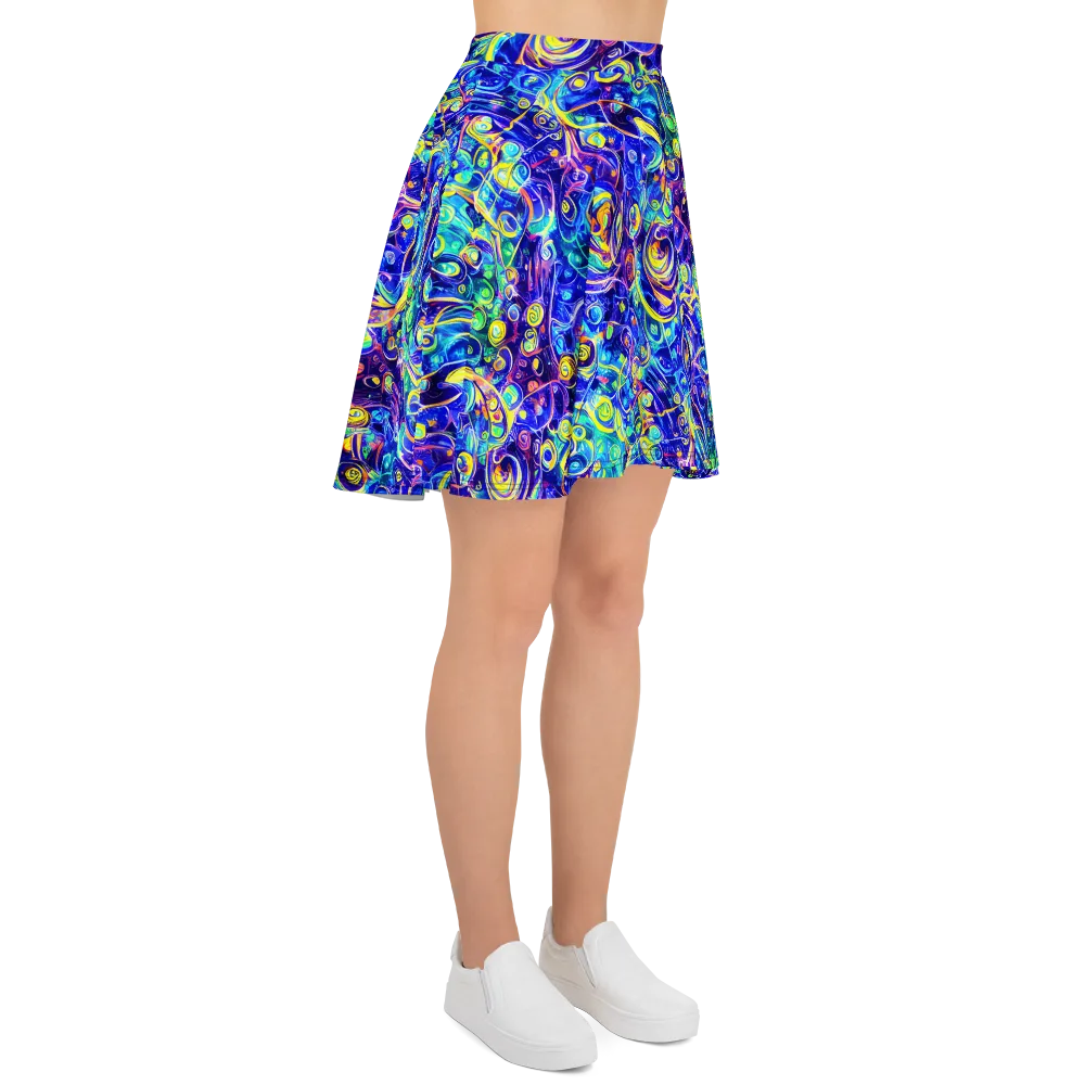 The Color Comet on Skater Skirt — Right
