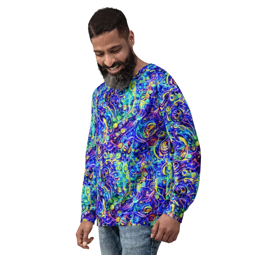 The Color Comet on Sweatshirt — Left Front