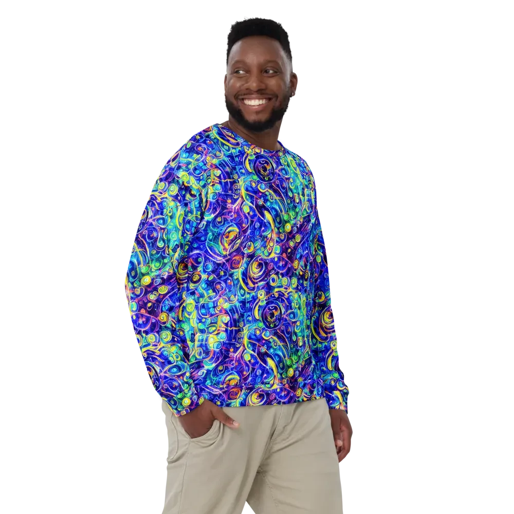 The Color Comet on Sweatshirt — Front