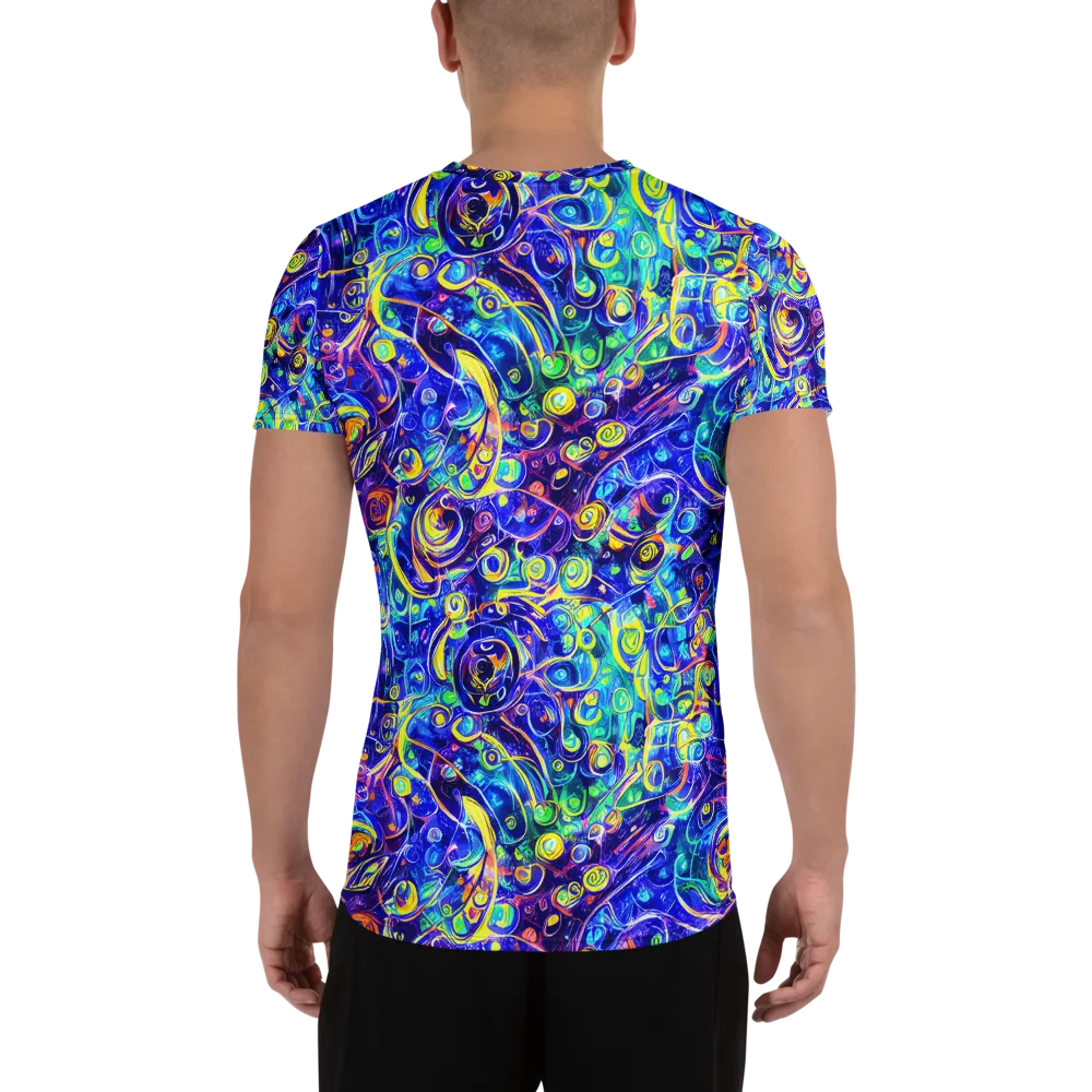 The Color Comet on Men's Athletic T-Shirt — Back