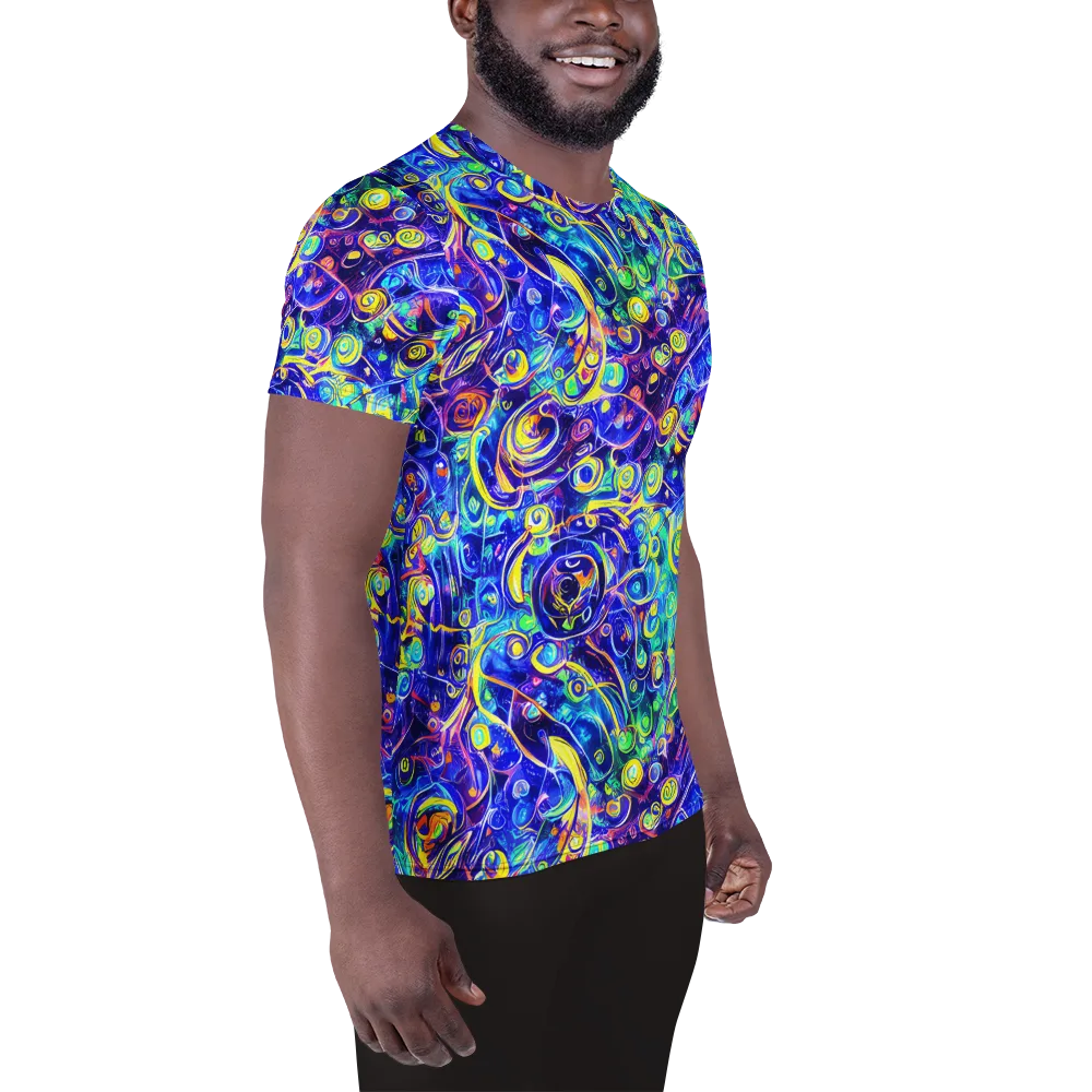 The Color Comet on Men's Athletic T-Shirt — Right