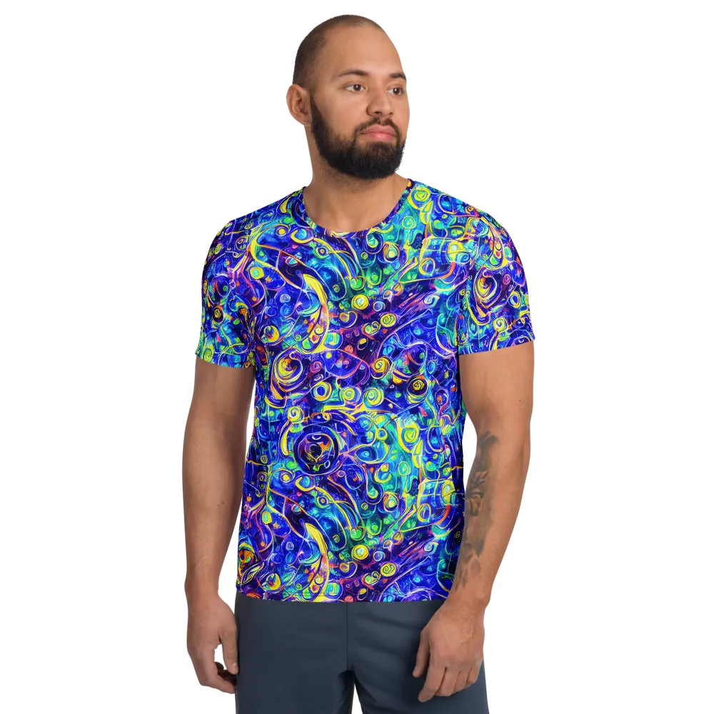 The Color Comet on Men's Athletic T-Shirt — Front
