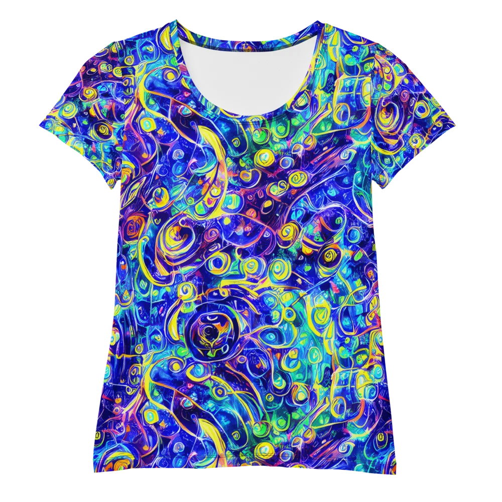 The Color Comet on Women's Athletic T-Shirt — Front