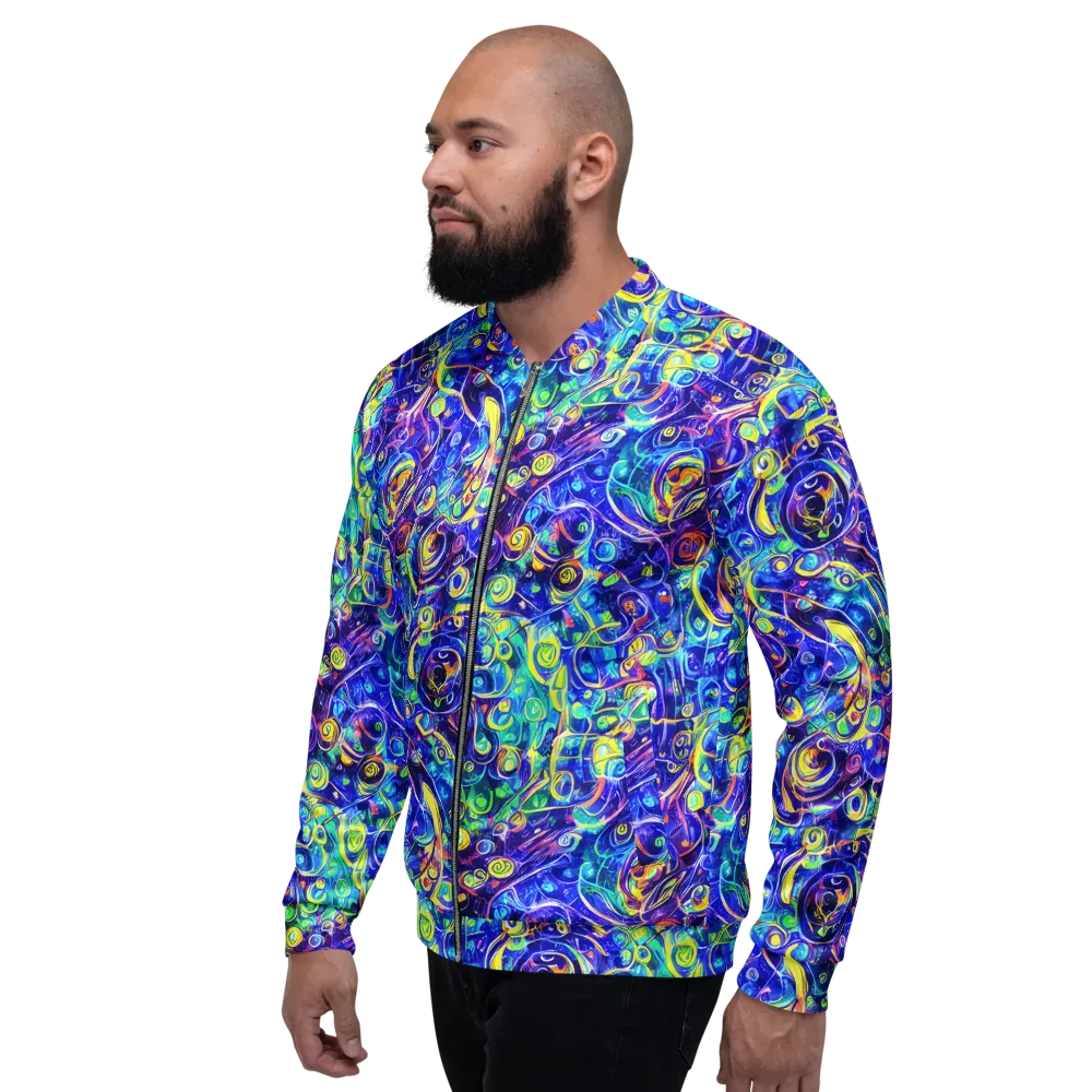 The Color Comet on Bomber Jacket — Left