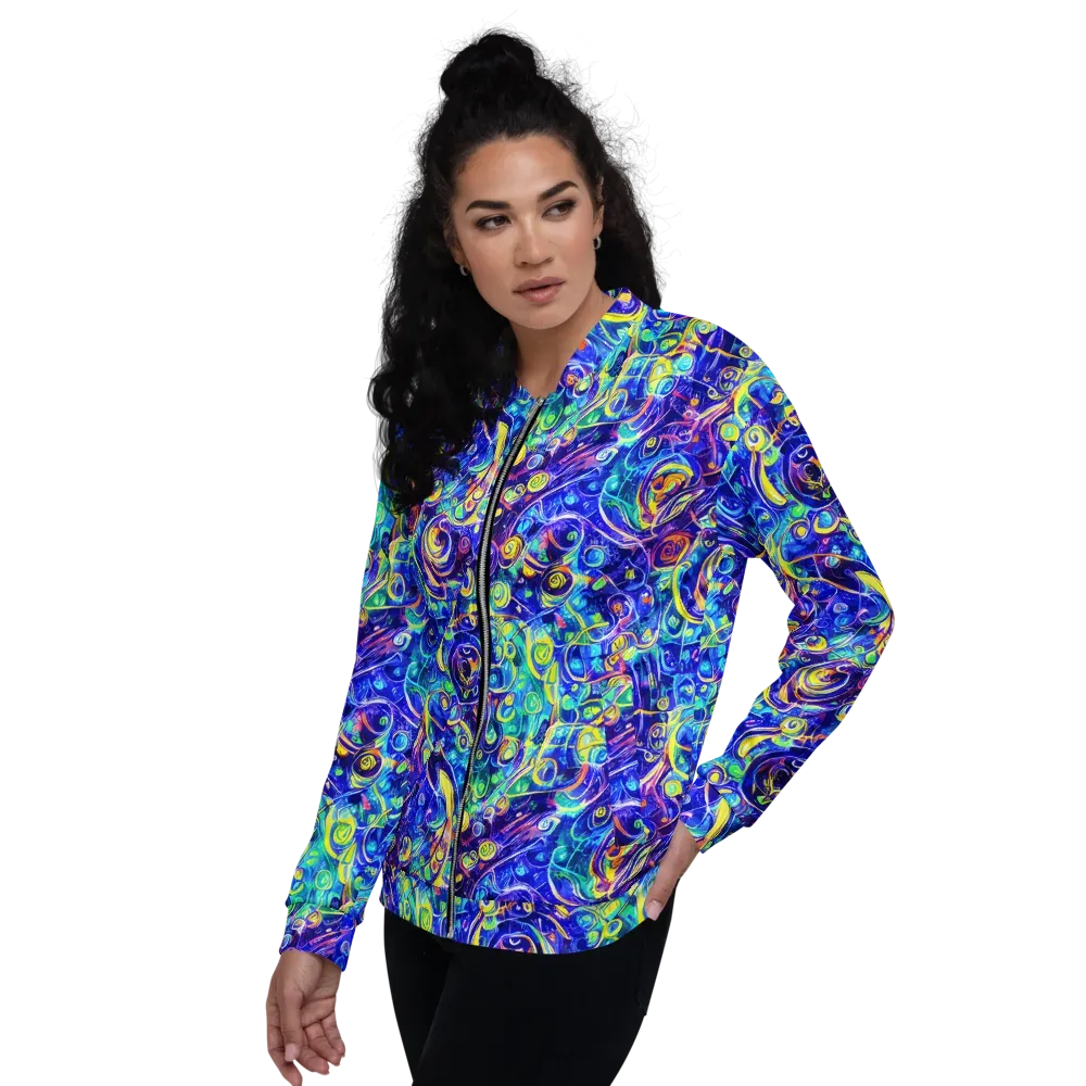 The Color Comet on Bomber Jacket — Left