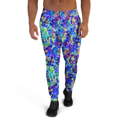 The Color Comet on a Men's Joggers