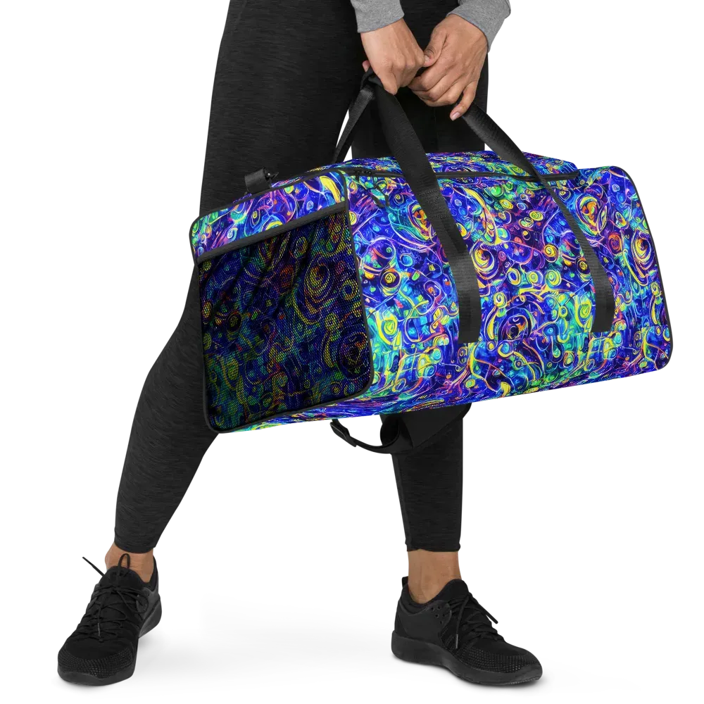 The Color Comet on Duffle Bag — Right Front