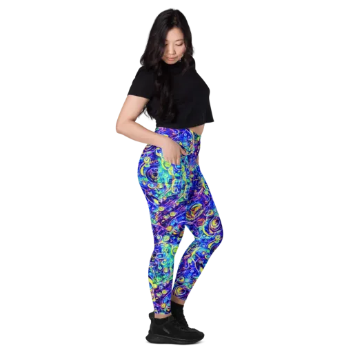 The Color Comet on a Leggings with Pockets