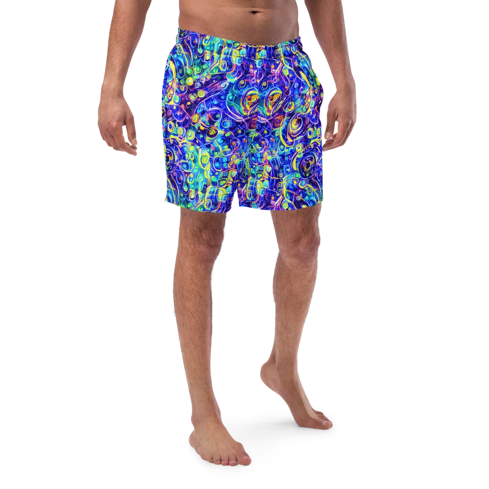 The Color Comet on Swim Trunks — Front