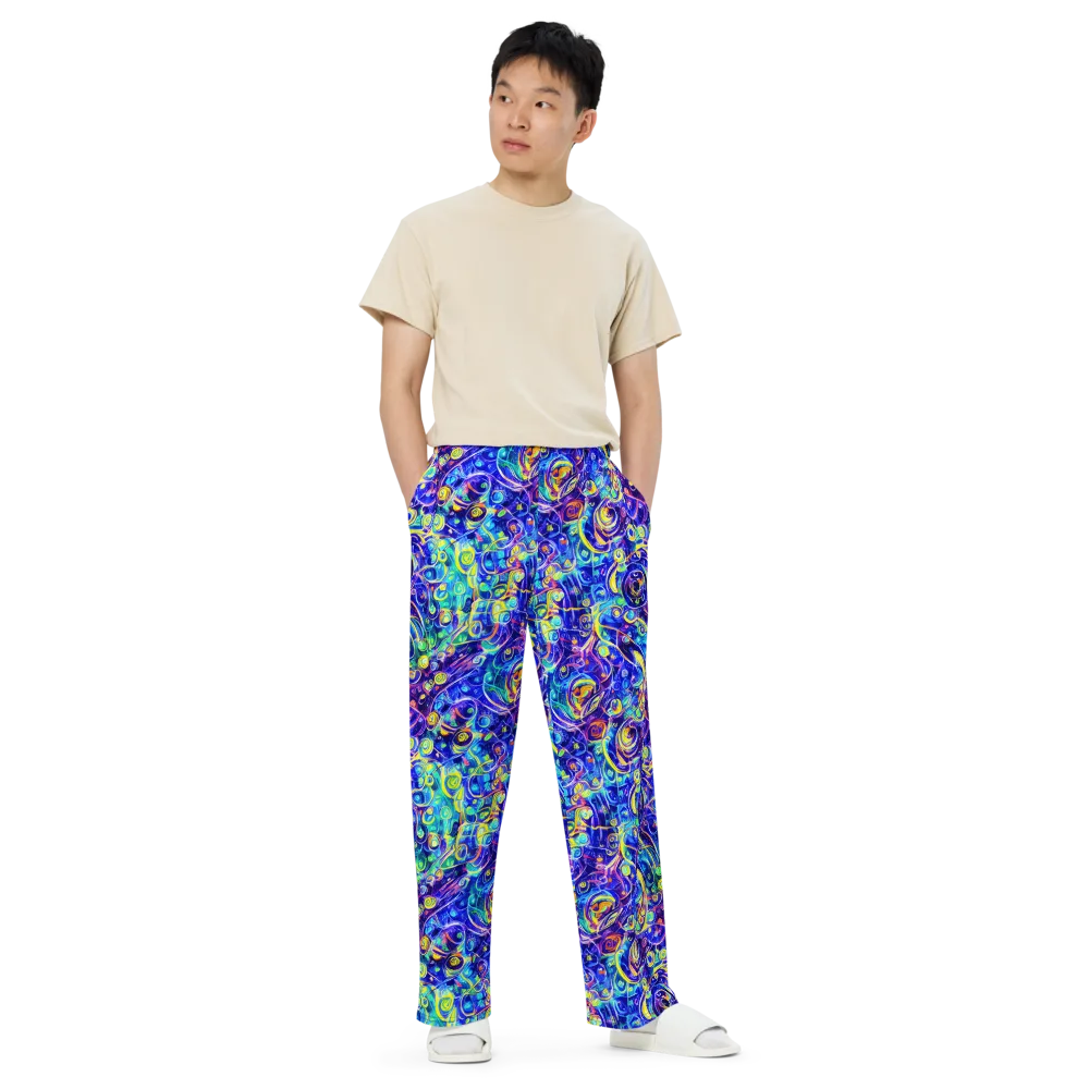The Color Comet on Wide-Leg Pants — Front