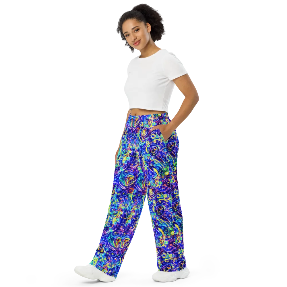 The Color Comet on Wide-Leg Pants — Left Front