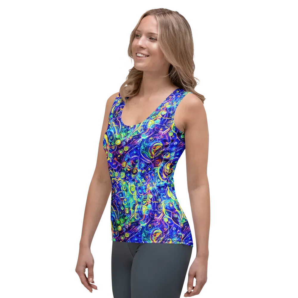 The Color Comet on Women's Tank Top — Left Front