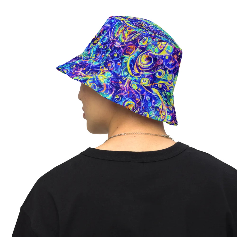 The Color Comet on Reversible Bucket Hat — Back Inside