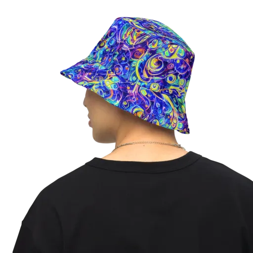 The Color Comet on a Reversible Bucket Hat