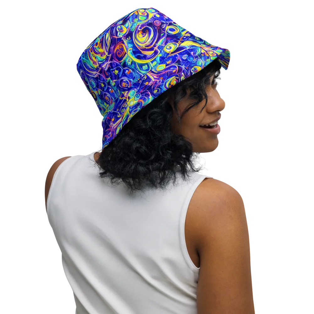 The Color Comet on Reversible Bucket Hat — Right Outside