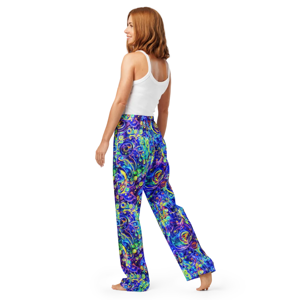 The Color Comet on Women's Pajama Pants — Back