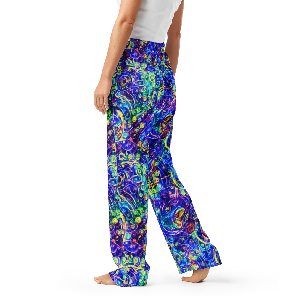 The Color Comet on Women's Pajama Pants — Left