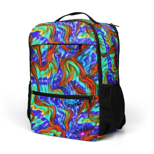 Bluefire Maze on a Utility Backpack