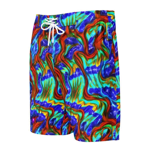 Bluefire Maze on a Men's Board Shorts