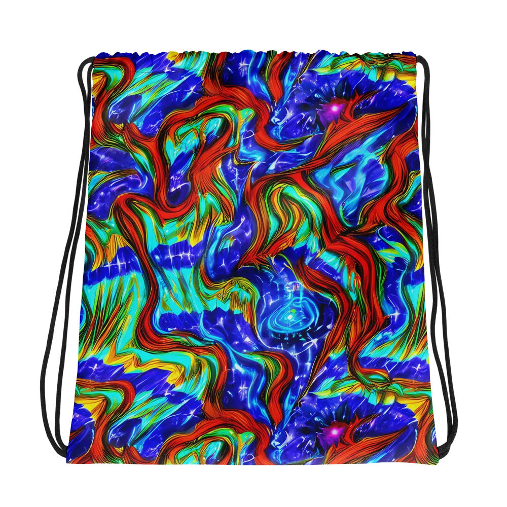 Bluefire Maze on Drawstring Bag — Photo