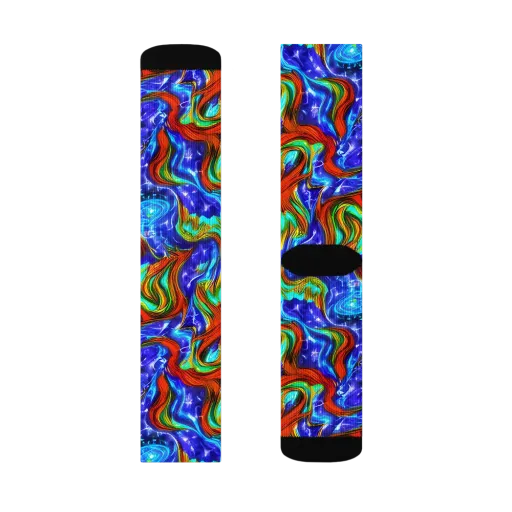 Bluefire Maze on a Socks