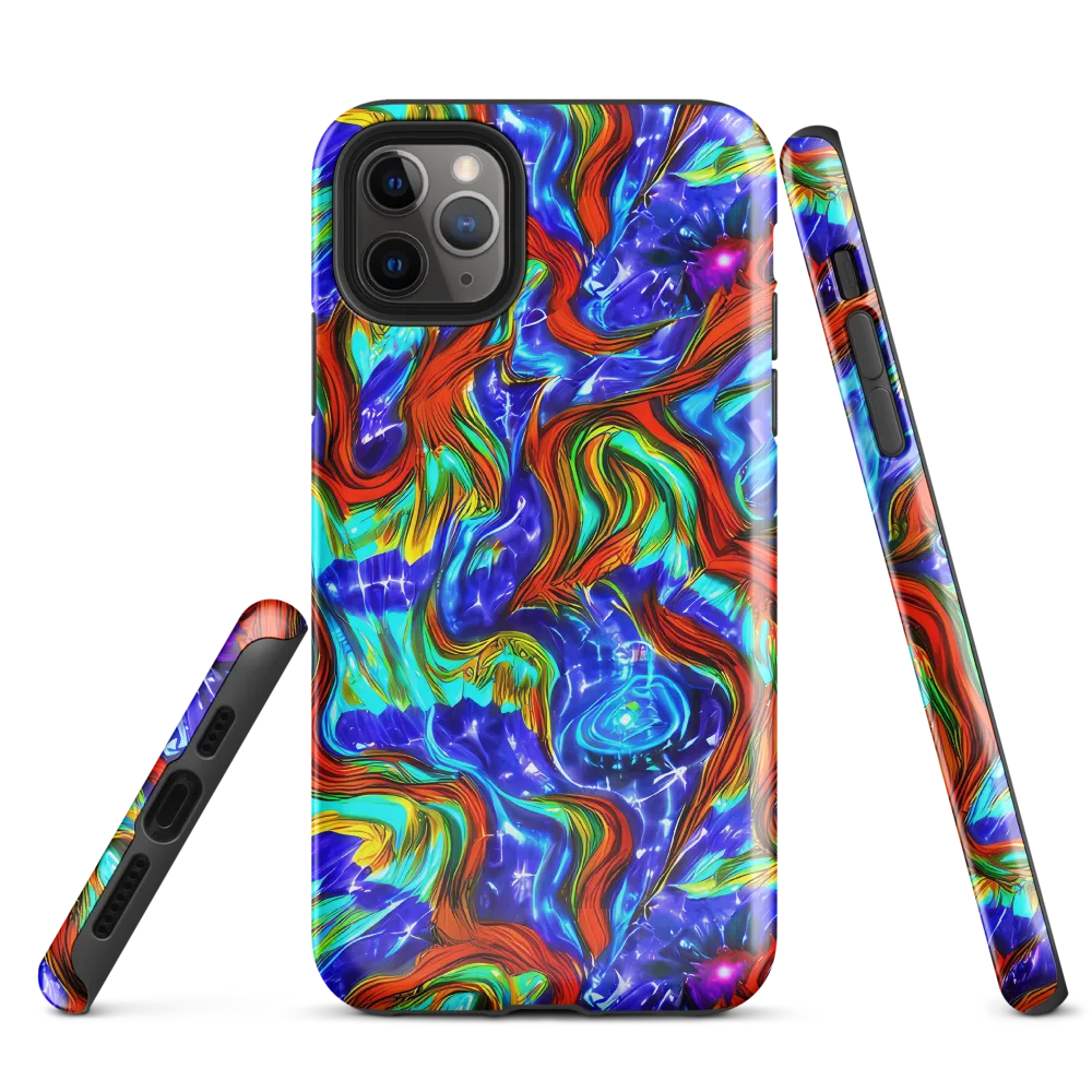 Bluefire Maze on Tough Case for iPhone® — Front