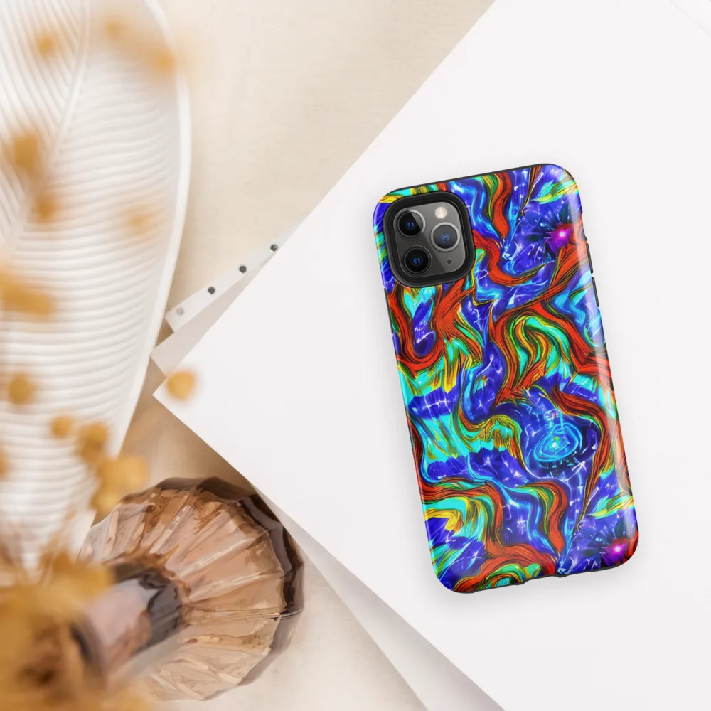 Bluefire Maze on Tough Case for iPhone® — Front