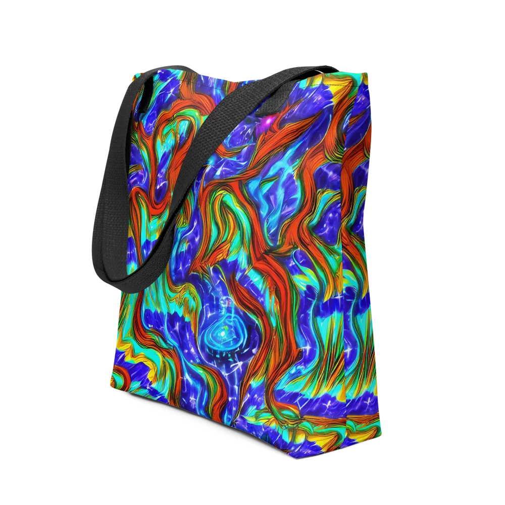 Bluefire Maze on Tote Bag — Front