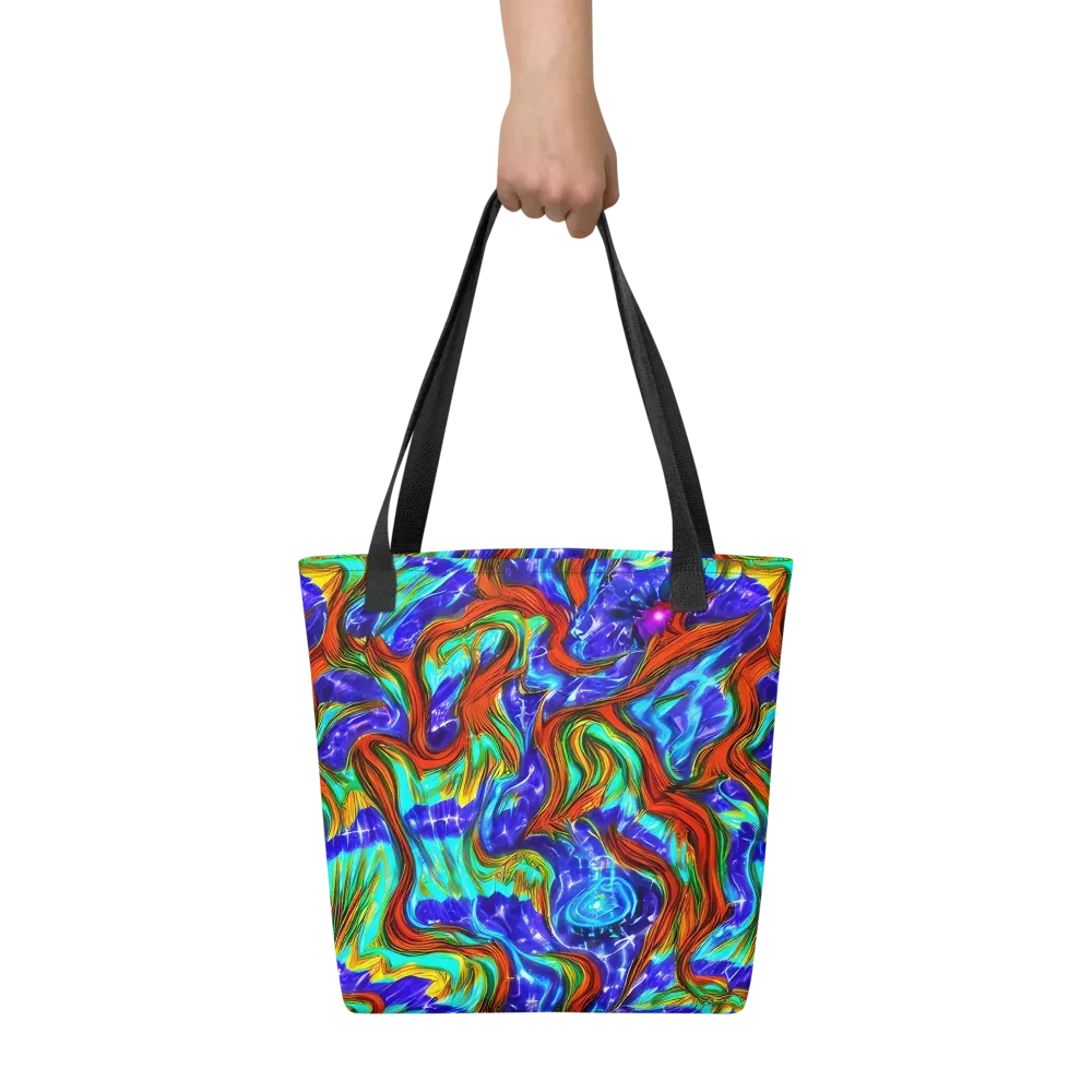 Bluefire Maze on Tote Bag — Front