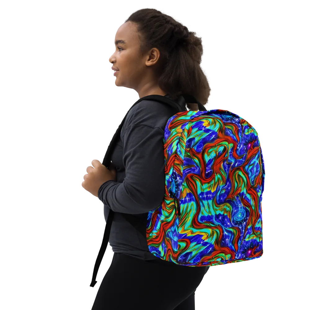 Bluefire Maze on Minimalist Backpack — Right Front