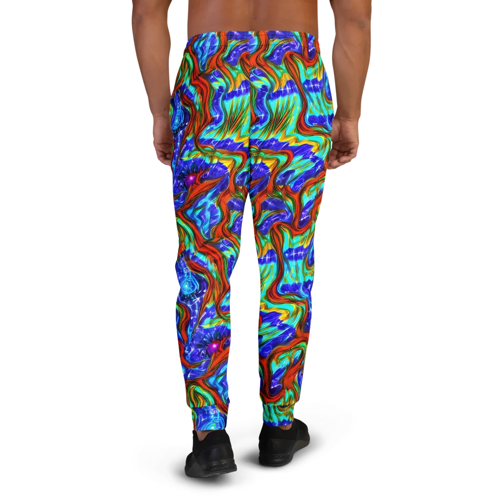 Bluefire Maze on Men's Joggers — Back