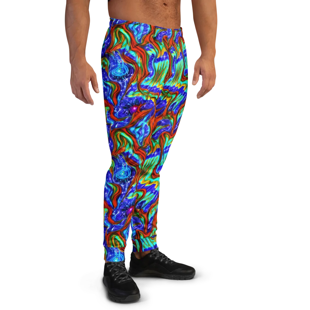 Bluefire Maze on Men's Joggers — Right