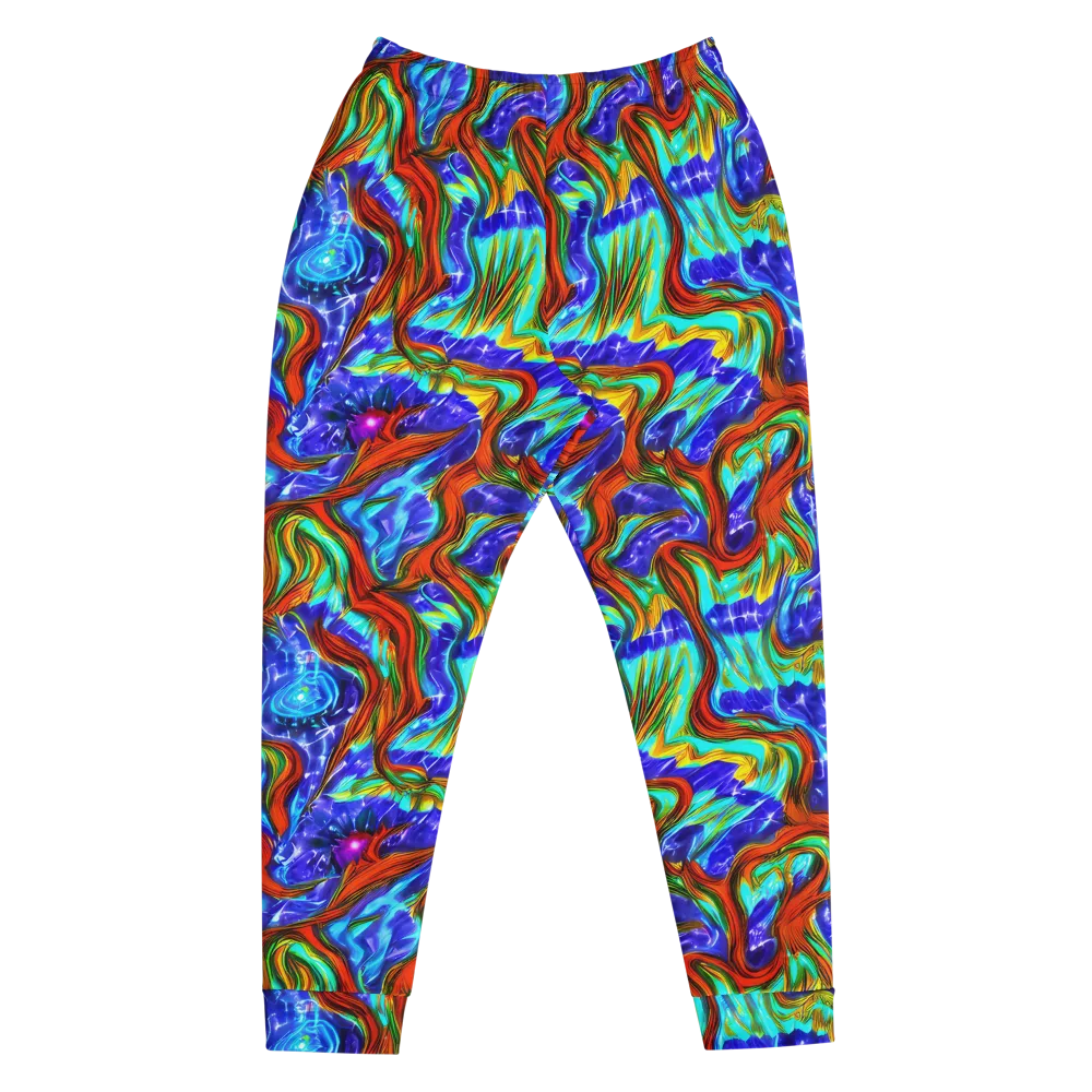 Bluefire Maze on Men's Joggers — Front