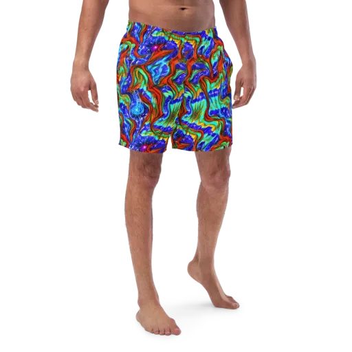 Bluefire Maze on a Swim Trunks