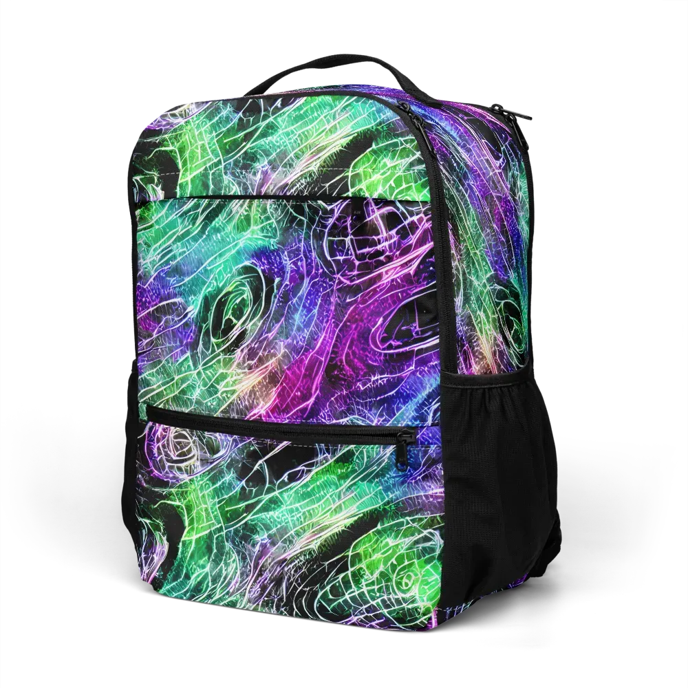 Neon Venom on Utility Backpack — Left Front