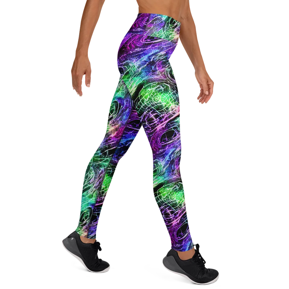 Neon Venom on Yoga Leggings — Right