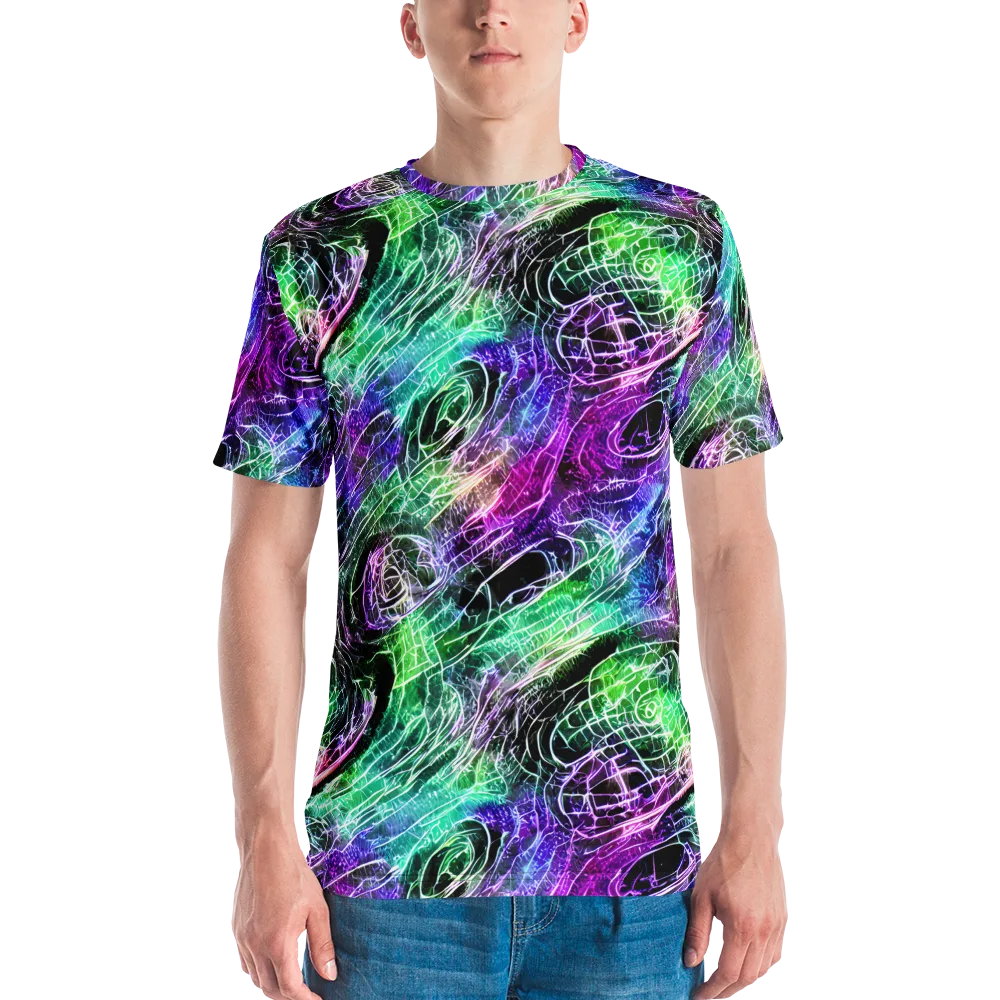 Neon Venom on Men's Crew Neck T-Shirt — Front