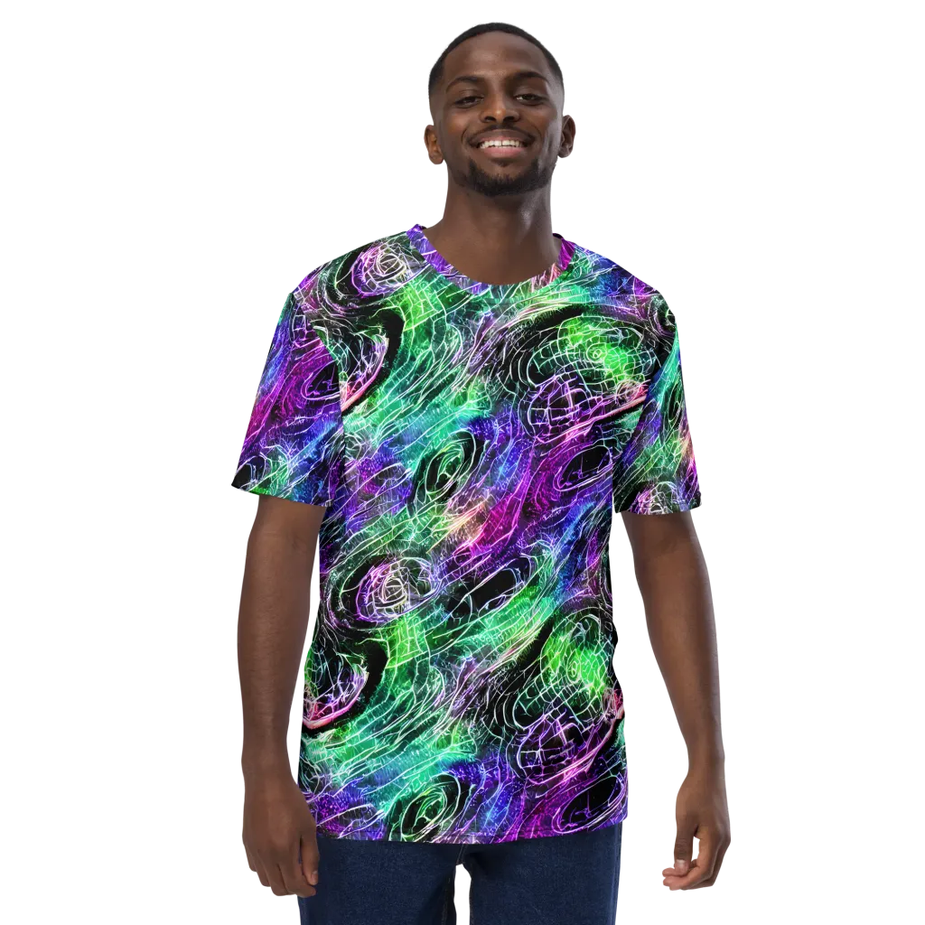 Neon Venom on Men's Crew Neck T-Shirt — Front
