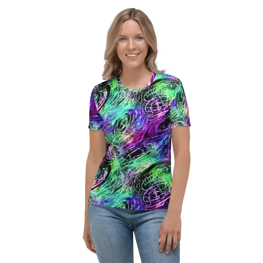 Neon Venom on Women's Crew Neck T-Shirt — Front