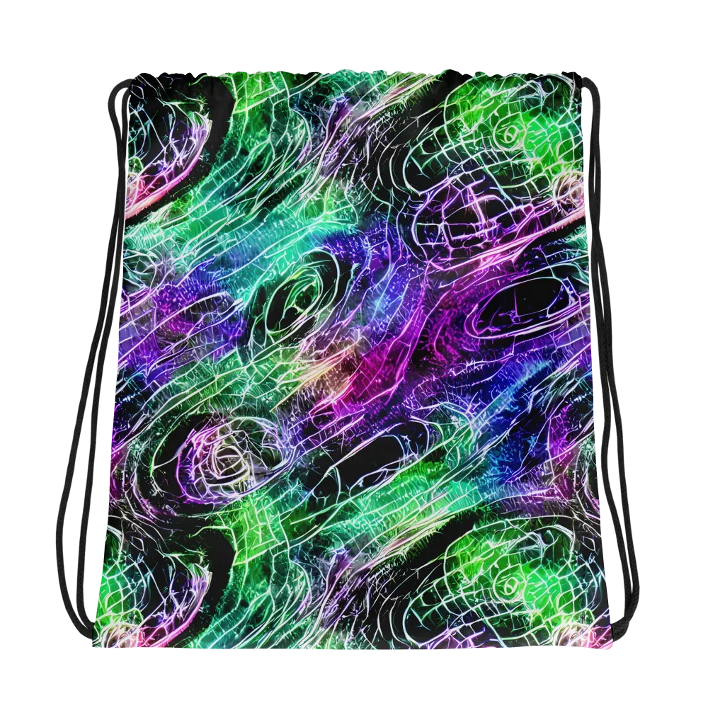 Neon Venom on Drawstring Bag — Photo