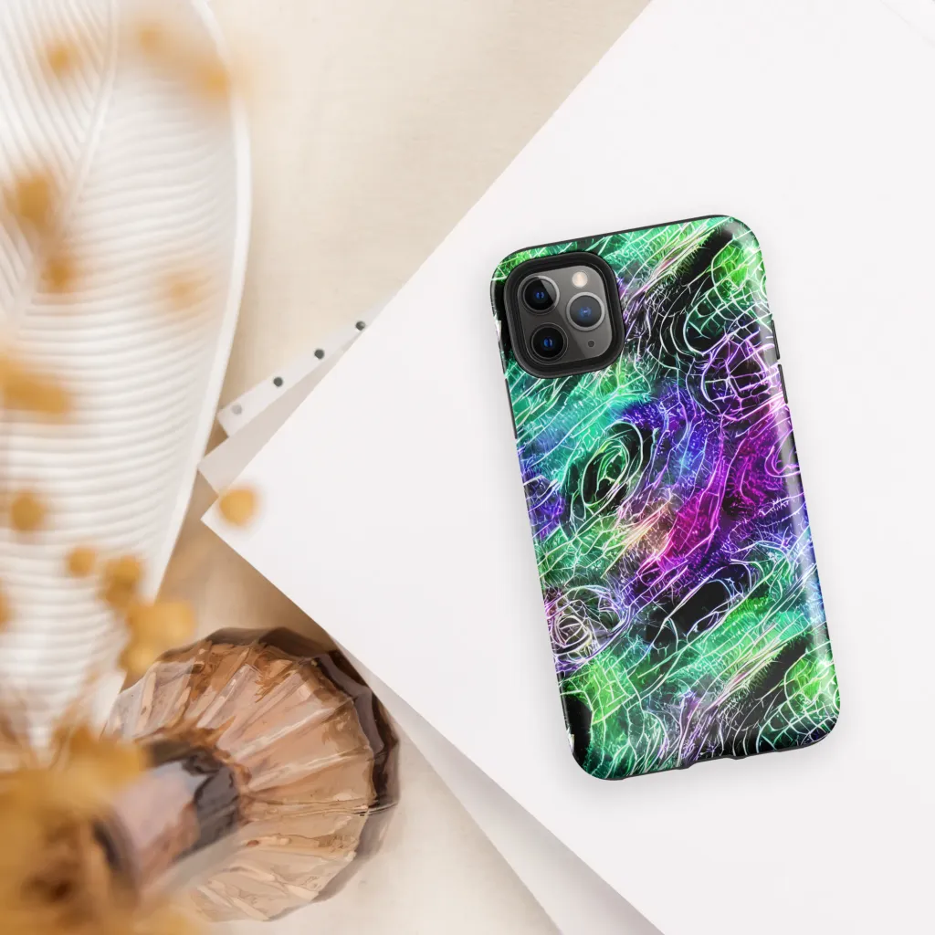 Neon Venom on Tough Case for iPhone® — Front
