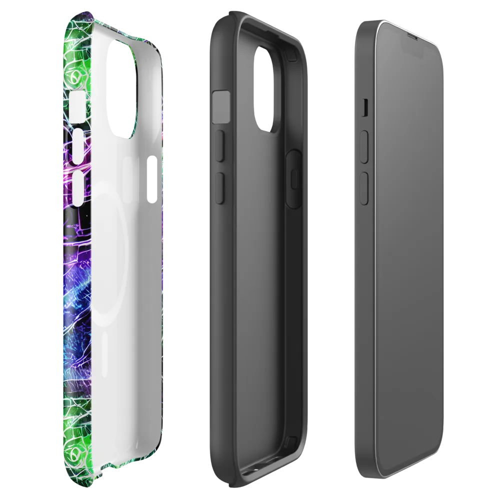 Neon Venom on MagSafe Tough Case for iPhone® — Front