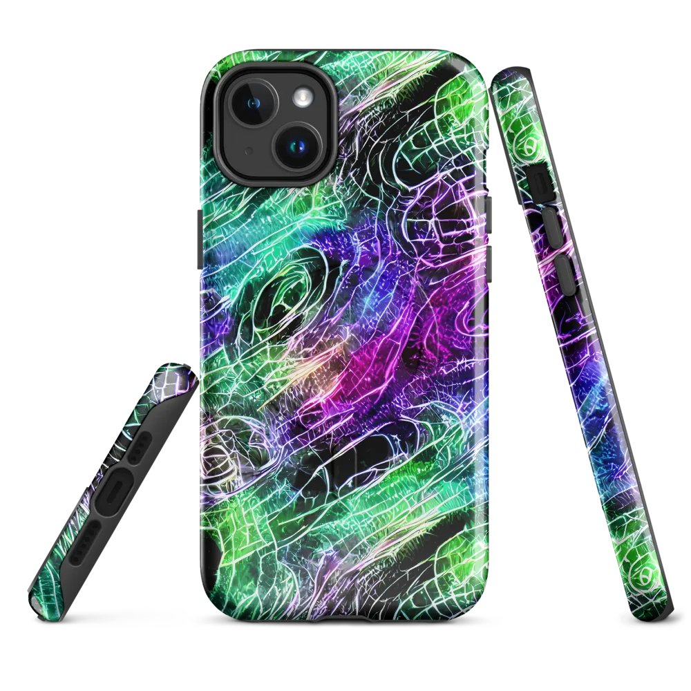Neon Venom on MagSafe Tough Case for iPhone® — Front