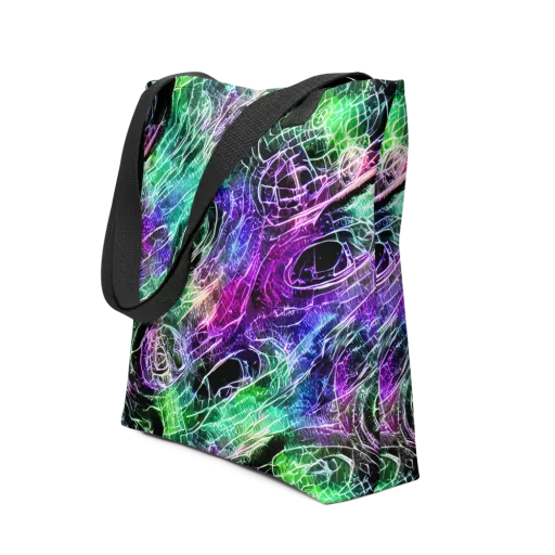 Neon Venom on a Tote Bag