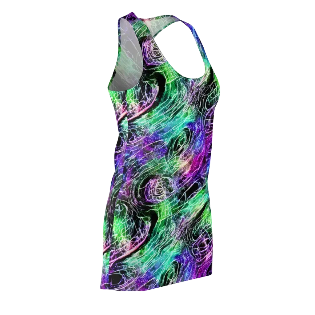 Neon Venom on Racerback Dress — Front Side