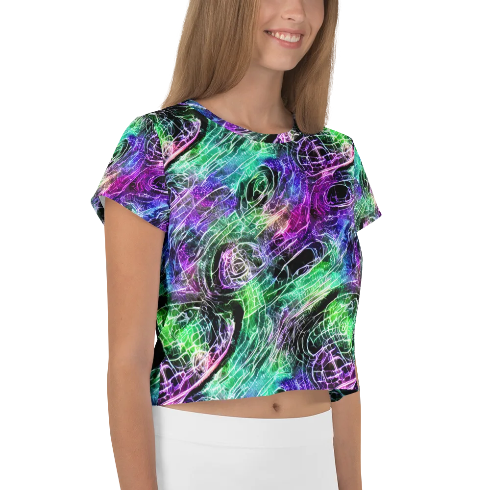 Neon Venom on Crop Tee — Right