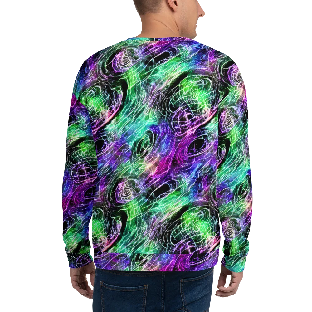 Neon Venom on Sweatshirt — Back