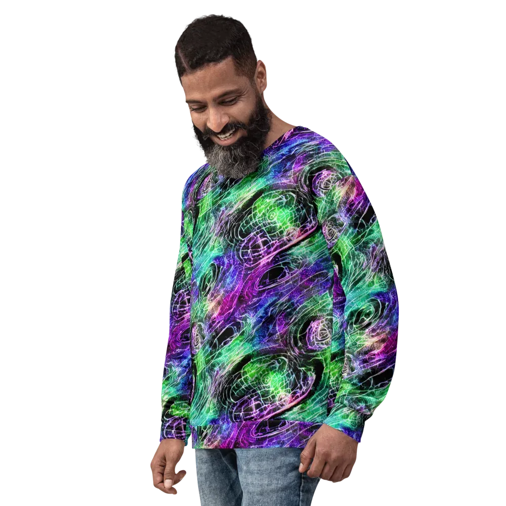 Neon Venom on Sweatshirt — Left Front