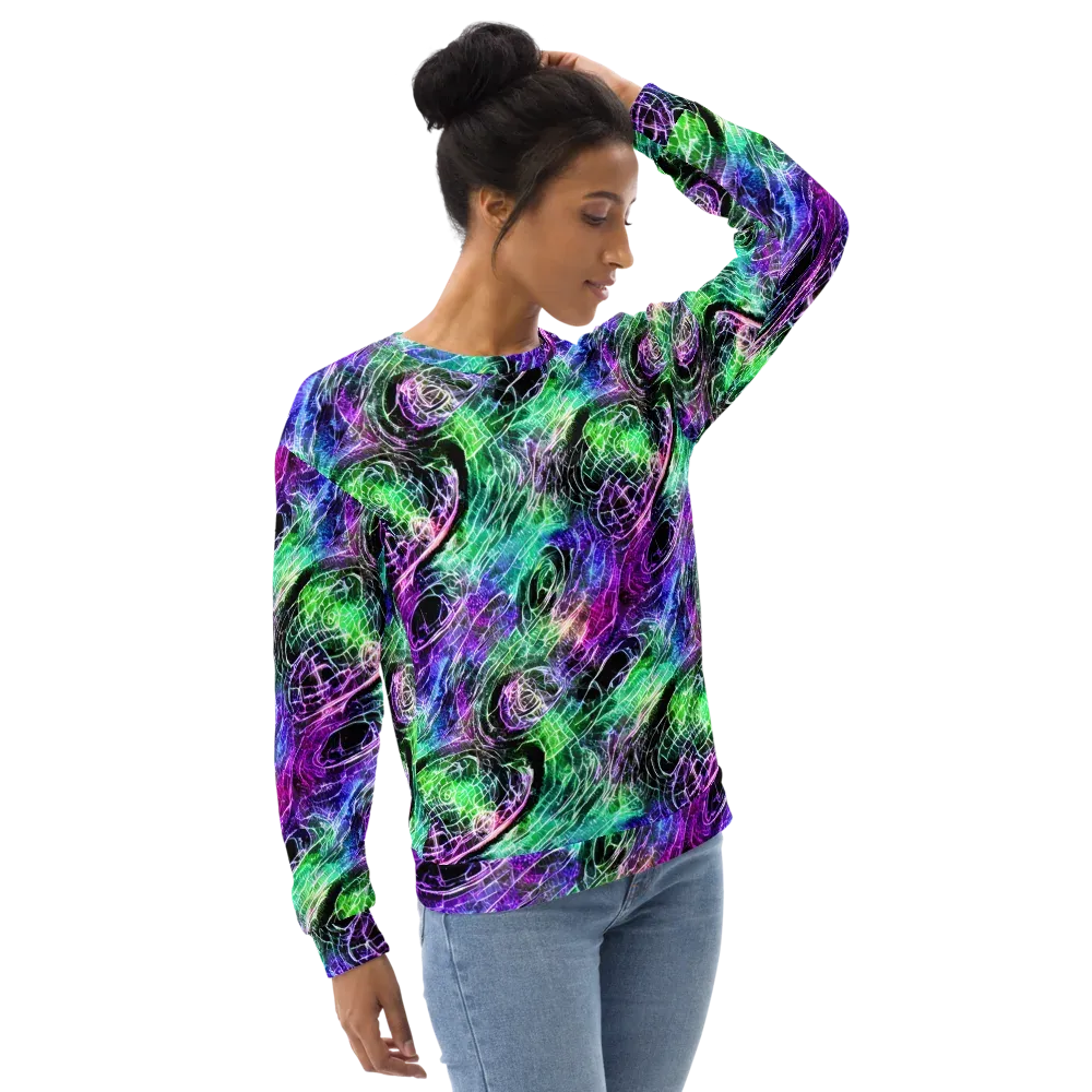 Neon Venom on Sweatshirt — Right Front