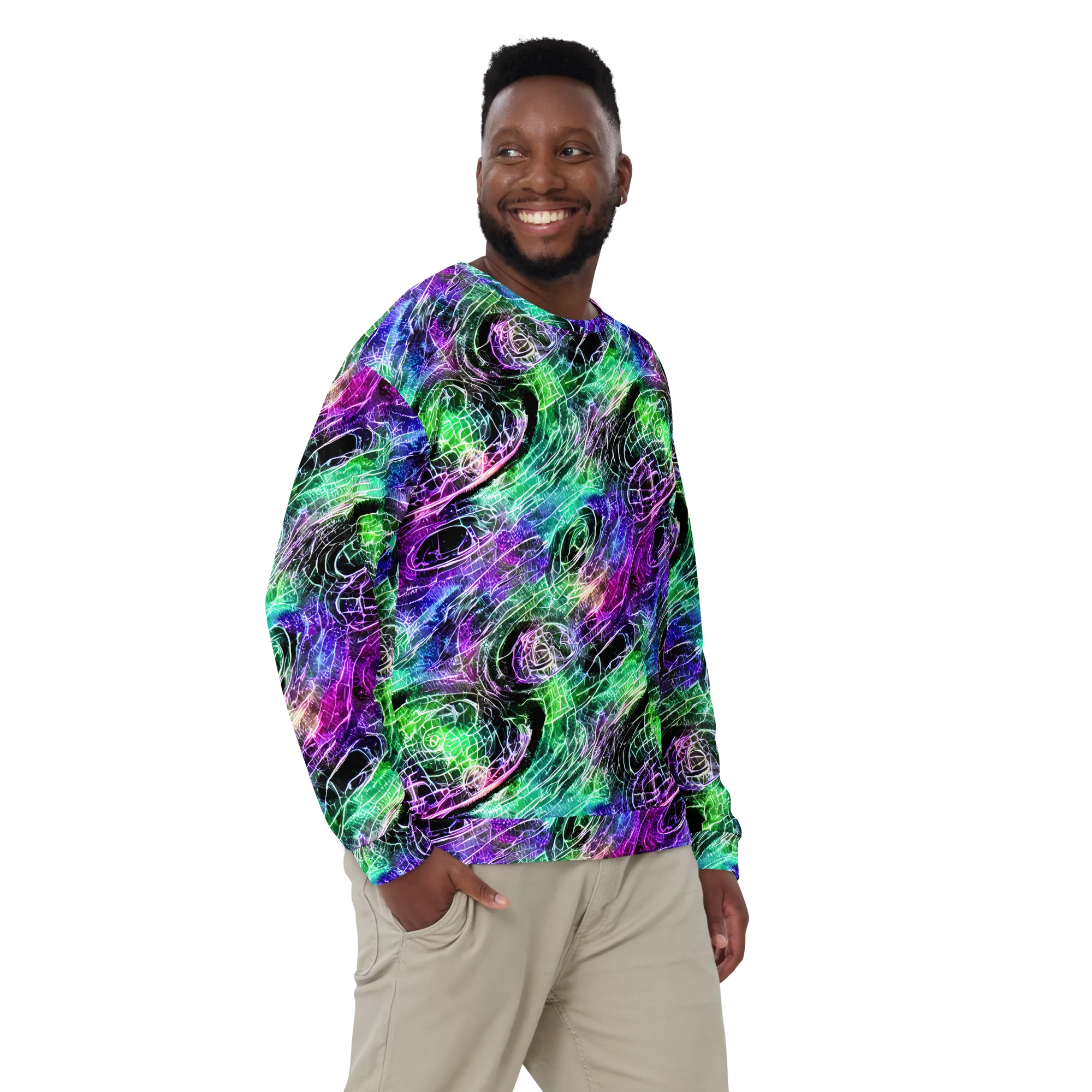 Neon Venom on Sweatshirt — Front